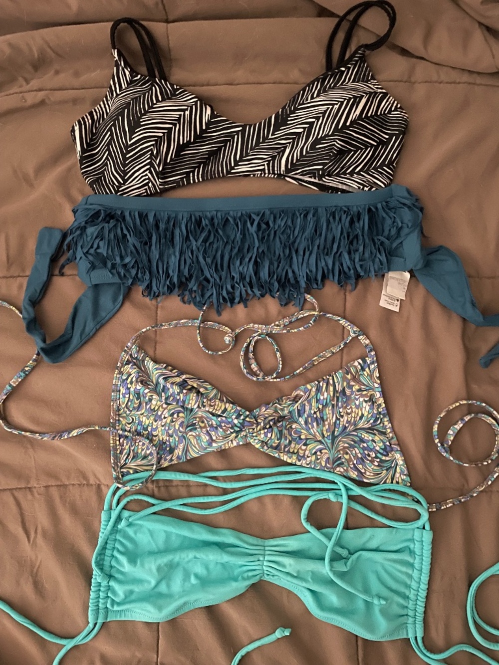 Bathing suit tops - group of 4